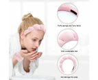 3 Piece Microfiber Spa Headband Set For Face Washing And Skincare