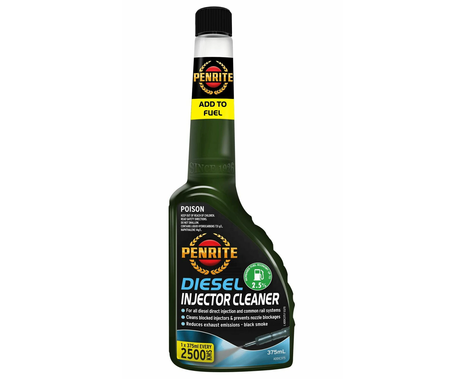 Penrite Diesel Injector Cleaner 375mL - ADDIC375