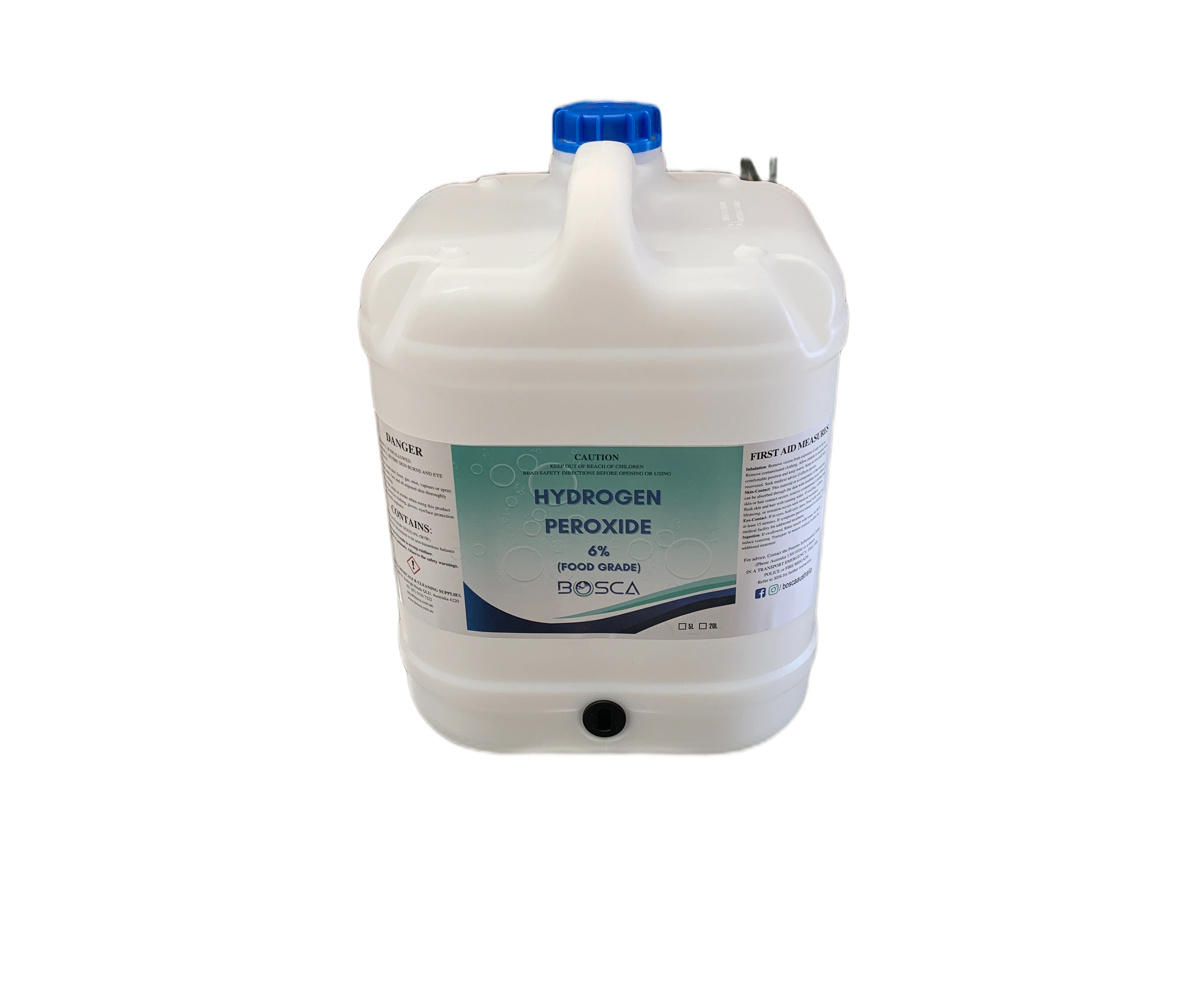 6% Food Grade Hydrogen peroxide H2O2 Disinfectant All Purpose Cleaner 20L