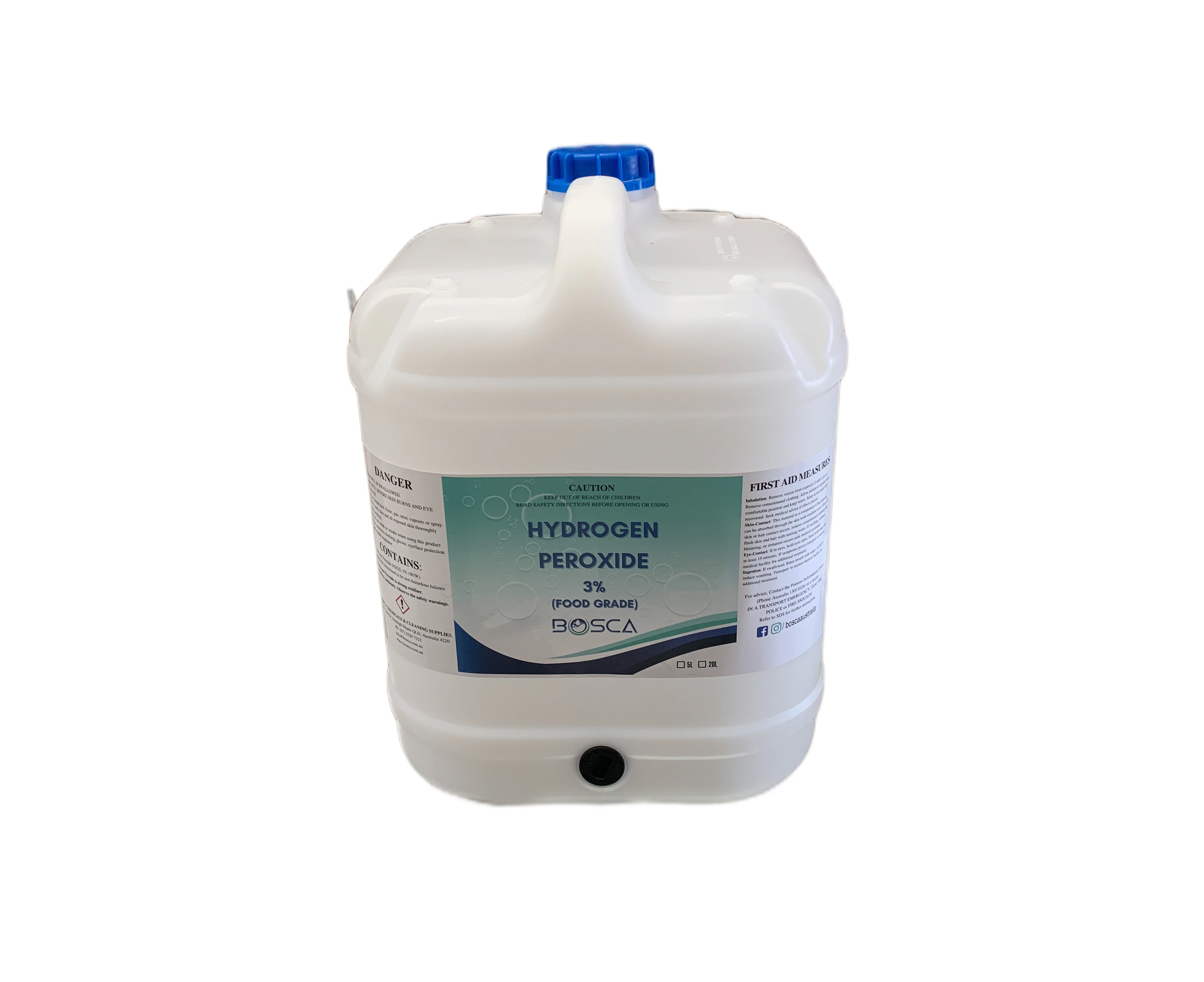 3% Food Grade Hydrogen peroxide H2O2 Disinfectant All Purpose Cleaner 20L