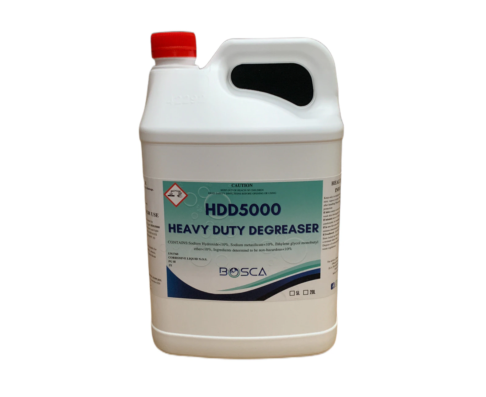 Bosca HDD5000 Heavy Duty Degreaser 5L