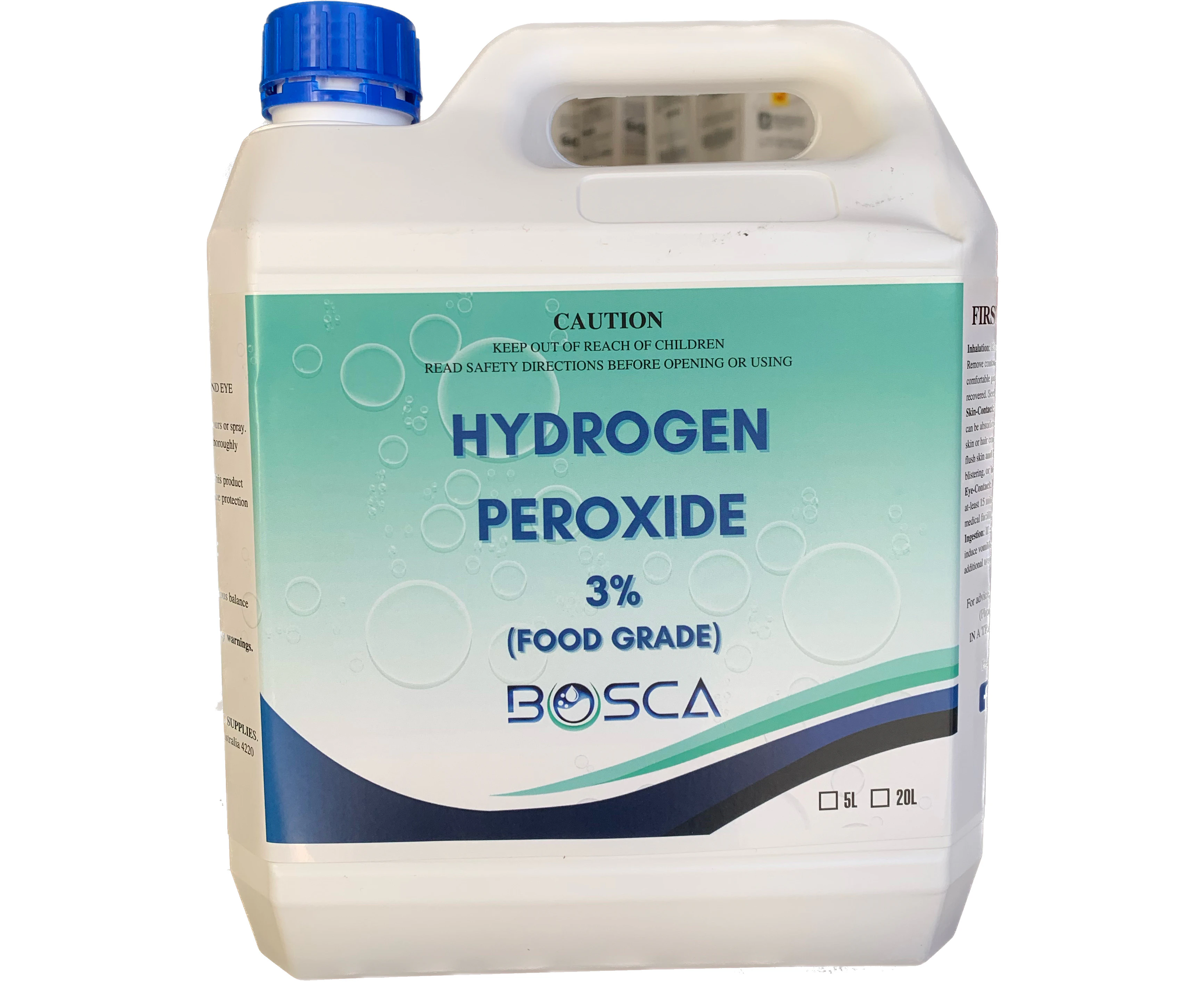 3% Food Grade Hydrogen peroxide H2O2 Disinfectant All Purpose Cleaner 4L