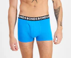 Bonds Men's Everyday Trunks 3-Pack - Blue Stripe/Blue/Black