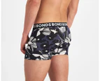 Bonds Men's Everyday Trunks 3-Pack - Black Print/Navy/Black