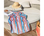 Sheraton Luxury Maison Rainbow Dreams Velour Beach Towel - Multi