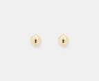 Tommy Hilfiger Metallic Orb Gold-Plated Stud Earrings - Gold