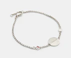 Tommy Hilfiger Stone Chain Bracelet - Silver