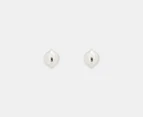 Tommy Hilfiger Metallic Orb Stud Earrings - Silver