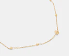 Tommy Hilfiger Metallic Orb Gold-Plated Necklace - Gold