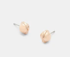 Tommy Hilfiger Metallic Orb Gold-Plated Stud Earrings - Carnation Gold