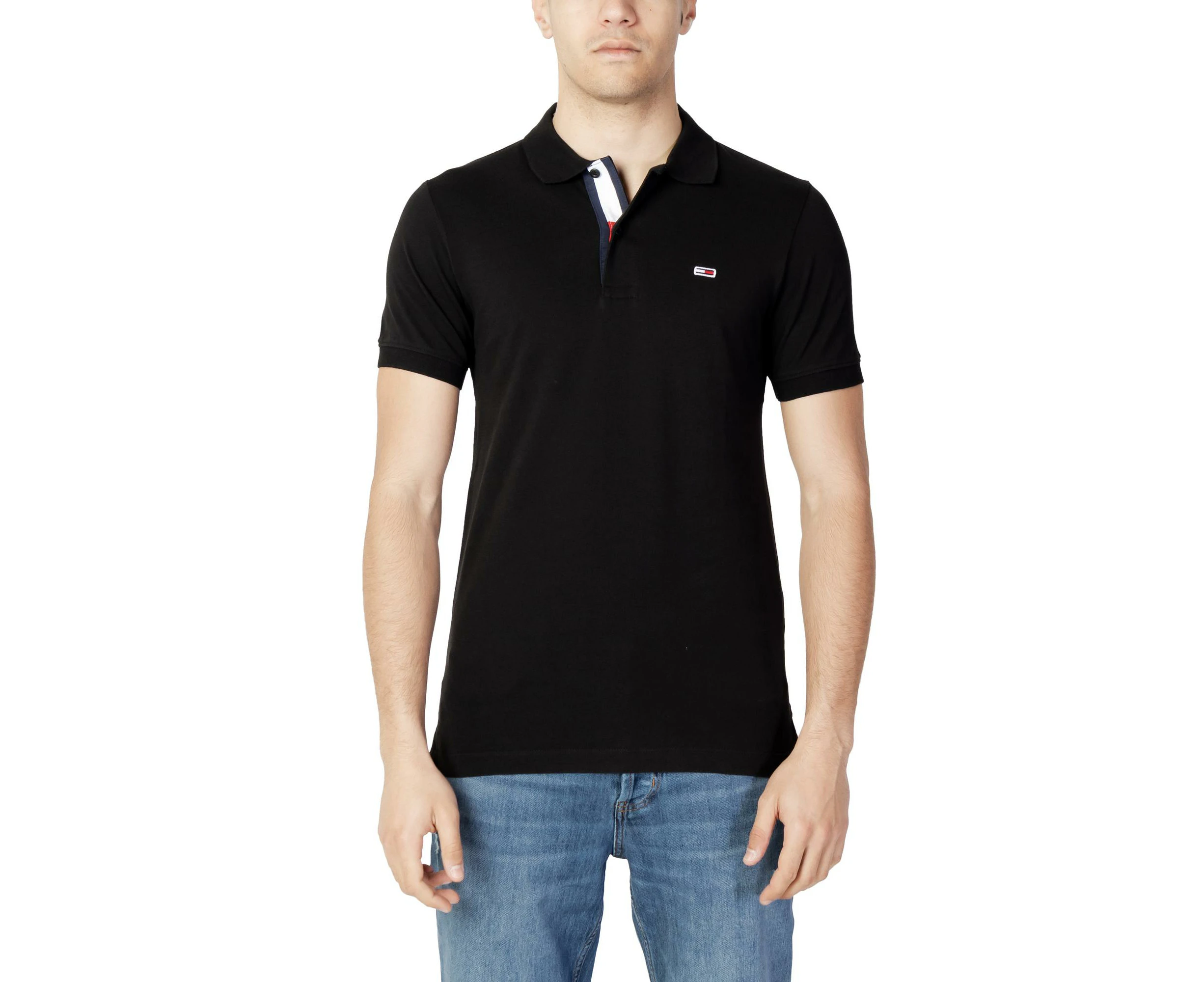 Tommy Hilfiger Jeans Men's Polo - Black