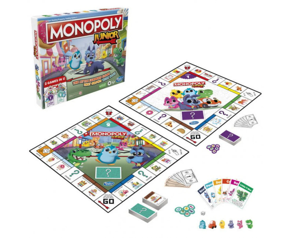 Monopoly Junior 2-in-1 Edition Board Game