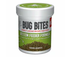 Fluval Bug Bites fish food, with insect larvae, for bottom-eating fish, sinking granulate, 1.4-2mm, 45g