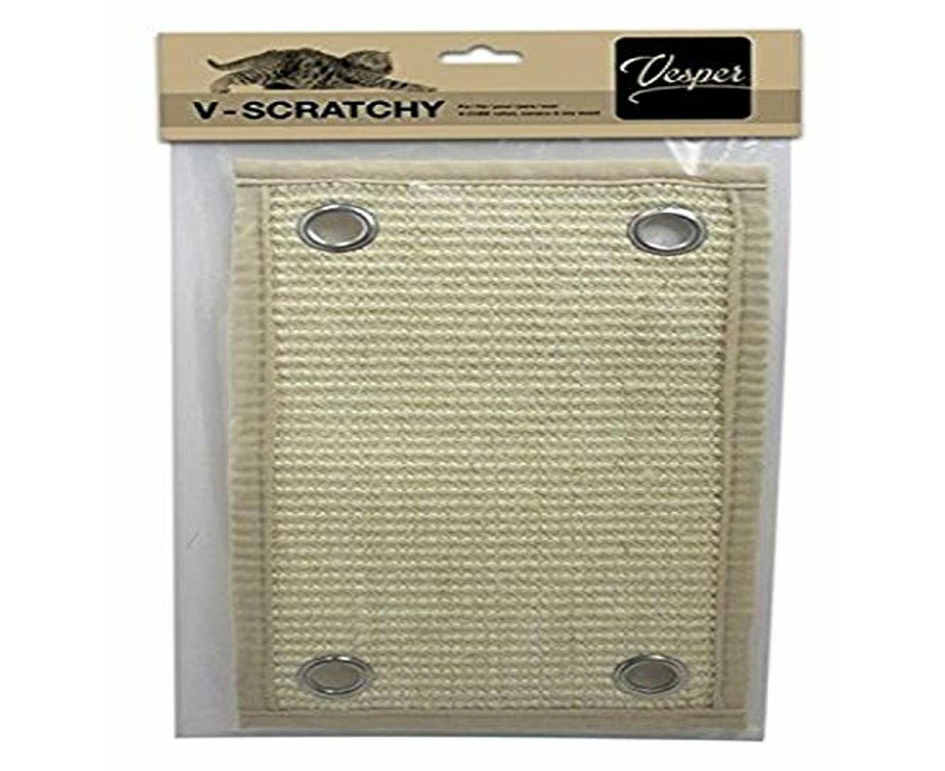 VESPER VP Sisal V Scratch Mat for Cats, 38 x 21cm