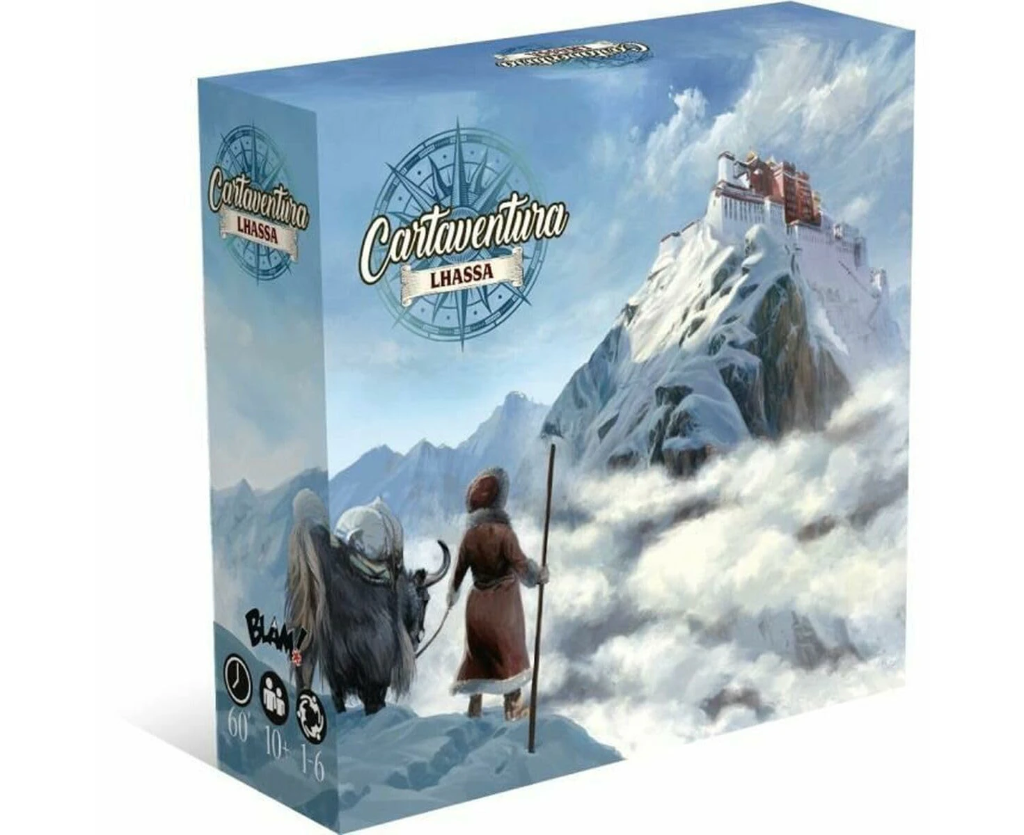 Cartaventura: Lhasa - go to India and Tibet in the footsteps of explorer Alexandra David Neel - Perfect Gift Toy for Kids