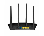 ASUS RT-AX57 AX3000 Dual Band WiFi 6 (802.11ax) Router, MU-MIMO, OFDMA, AiProtection Classic, AiMesh,ASUS Router APP