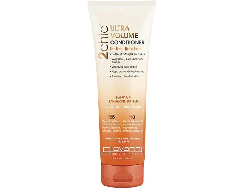 Giovanni Conditioner 2chic Ultra Volume Fine, Limp Hair 250ml