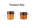 5pcs Sealed Bottle Mask Jar PET Plastic Packaging Containers for Skincare Use