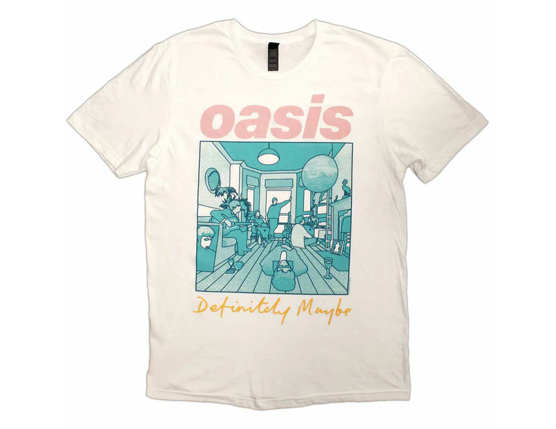 Oasis Definitely Maybe Illustration Colour T Shirt