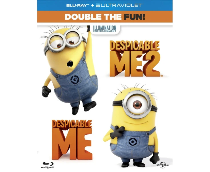 Despicable Me / Despicable Me 2  [Blu-Ray Region A: USA] USA import