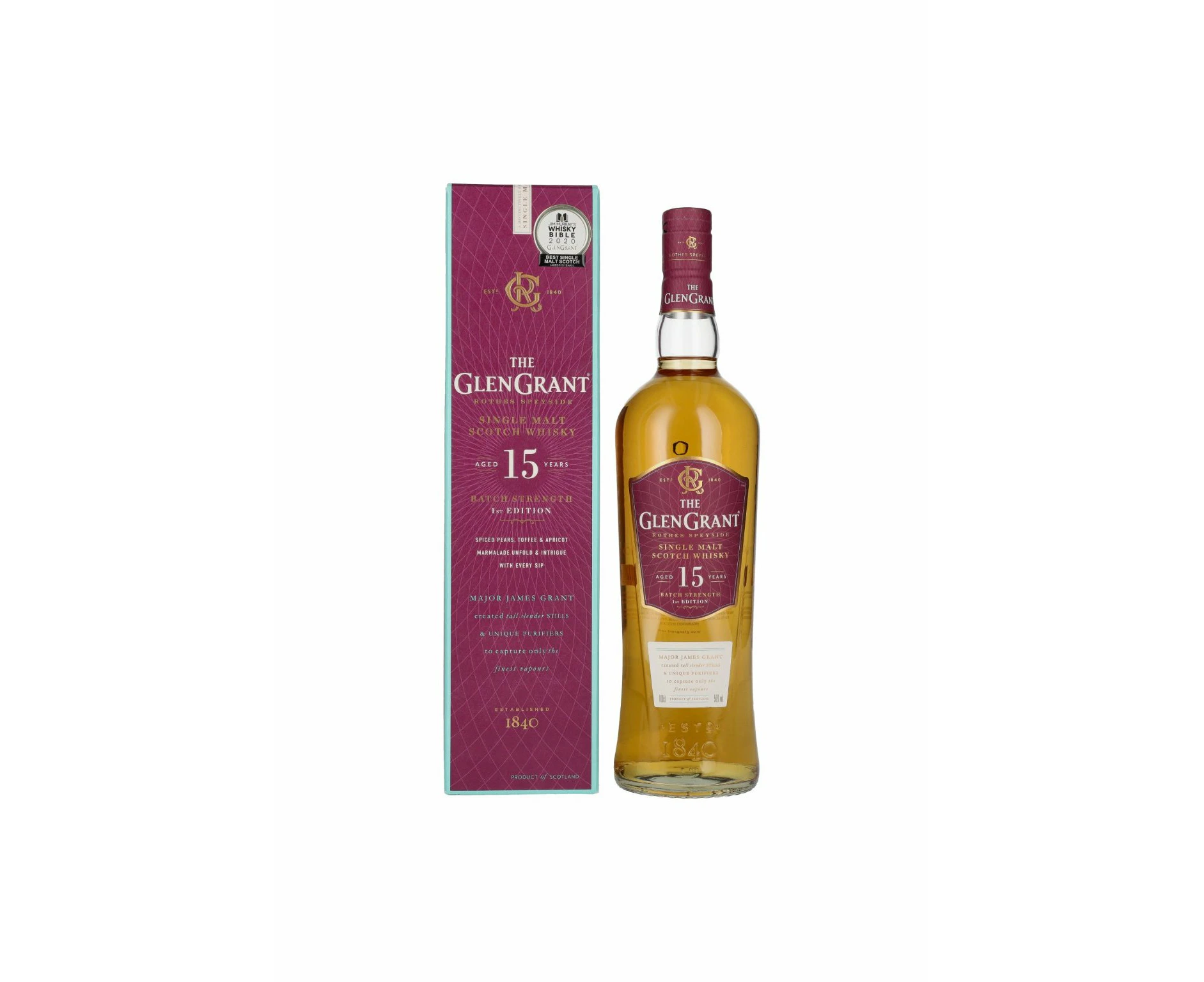 Glen Grant 15yo Whiskey 50%  700ml