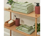 Sheraton Luxury Maison Riley Stripe 6-Piece Towel Set - Sage