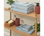 Sheraton Luxury Maison Riley Stripe 6-Piece Towel Set - Chambray