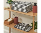 Sheraton Luxury Maison Riley Stripe 6-Piece Towel Set - Iron