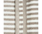 Sheraton Luxury Maison Riley Stripe 6-Piece Towel Set - Putty