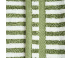 Sheraton Luxury Maison Riley Stripe 6-Piece Towel Set - Sage