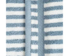 Sheraton Luxury Maison Riley Stripe 6-Piece Towel Set - Chambray