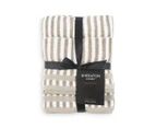 Sheraton Luxury Maison Riley Stripe 6-Piece Towel Set - Putty