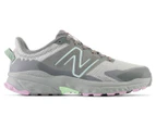 New Balance Women's Fresh Foam 510v6 Wide Fit Trail Running Shoes - Brighton Grey/Harbor Grey/Lilac Cloud