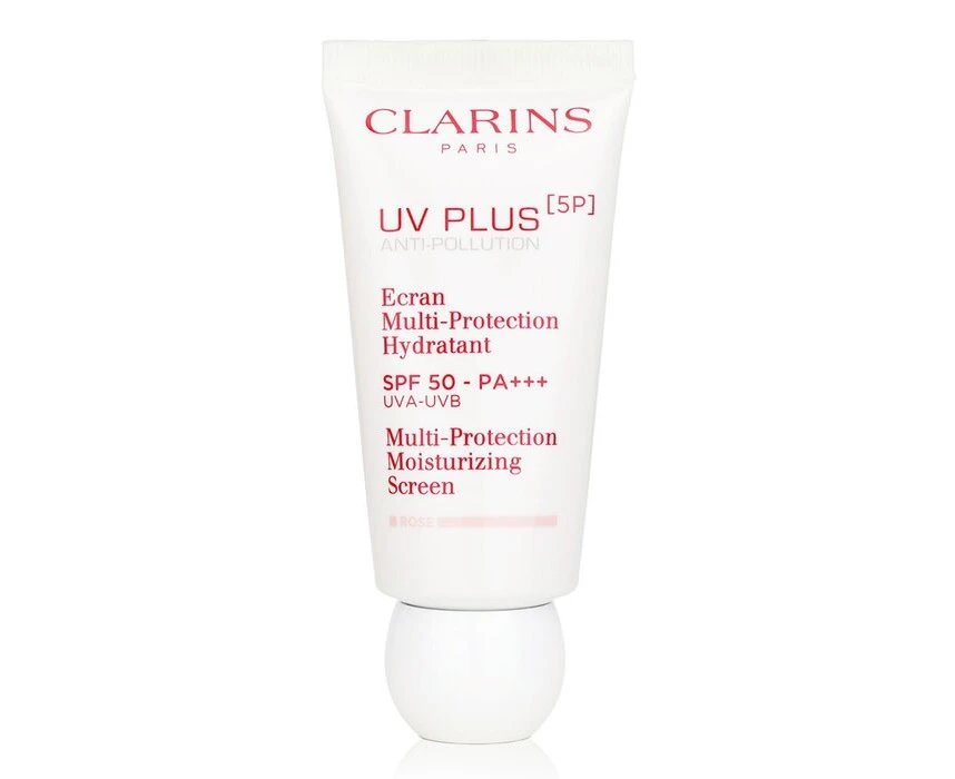 Clarins UV Plus [5P] AntiPollution MultiProtection Moisturizing Screen  Rose 30ml/1oz