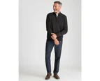 RIVERS -  Cotton Zip Neck Jumper