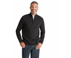 RIVERS -  Cotton Zip Neck Jumper