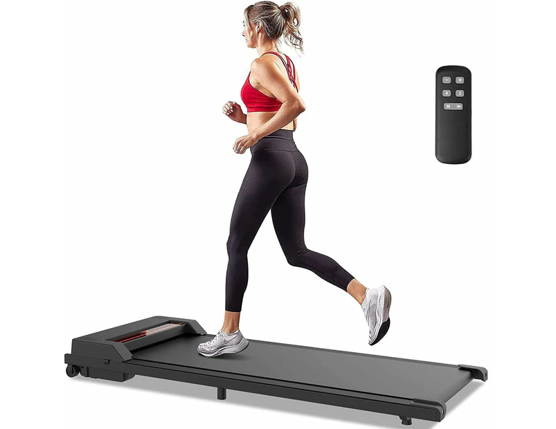 Advwin Walking Pad Treadmill Electric Home Office Gym Exercise Fitness Walking Machine Black