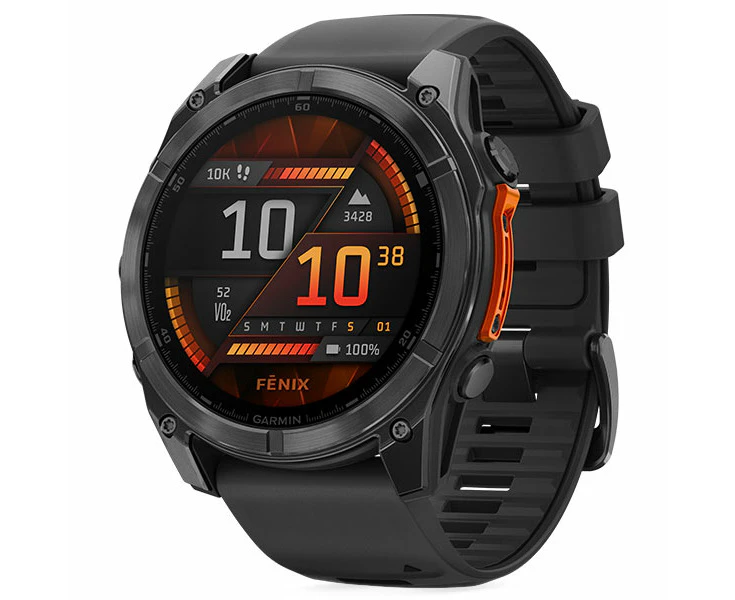 Garmin Fenix 8 Watch - Slate Grey w Black 51mm