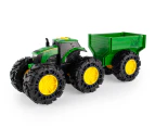 John Deere Monster Treads Tractor w/ Wagon Playset