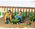 John Deere Big Scoop Dump Truck w/ Sand Tools Playset