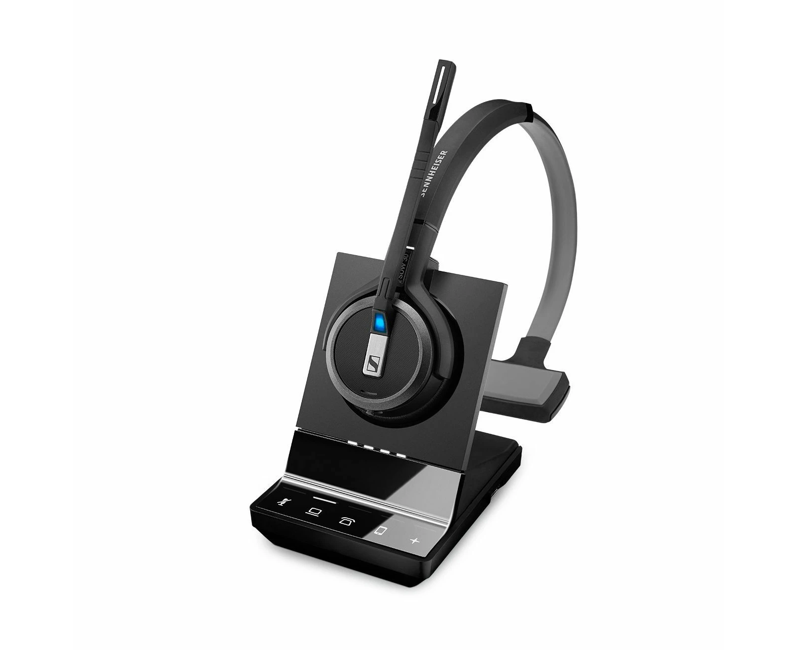 EPOS l Sennheiser Impact SDW 5035 DECT Wireless Office Monoaural Headset w/ base station, for PC & Desk Phone