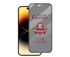 For Iphone 14 Pro Full Coverage Hd Privacy Ceramic Film