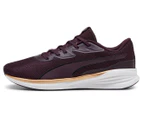 Puma Unisex Night Runner V3 Running Shoes - Midnight Plum/Puma Gold