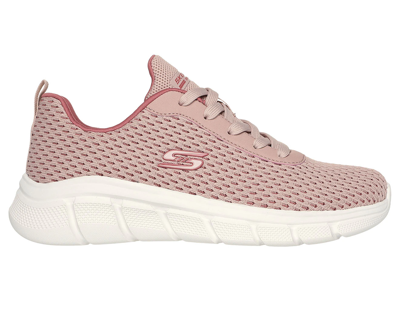 Skechers Women's BOBS Sport B Flex Swift Flair Running Shoes - Blush