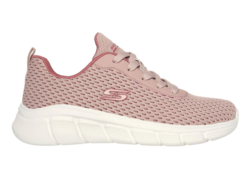 Skechers Women's BOBS Sport B Flex Swift Flair Running Shoes - Blush