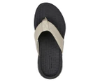 Skechers Men's GOConsistent Penthouse Sandals - Taupe/Black