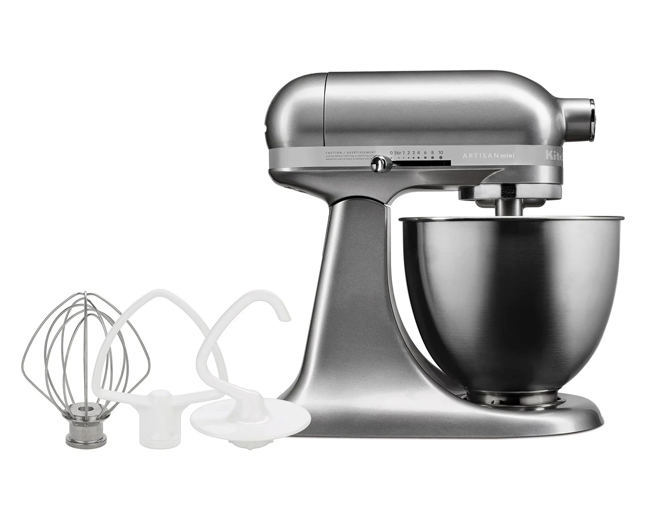 KitchenAid KSM3311 Mini Stand Mixer - Contour Silver