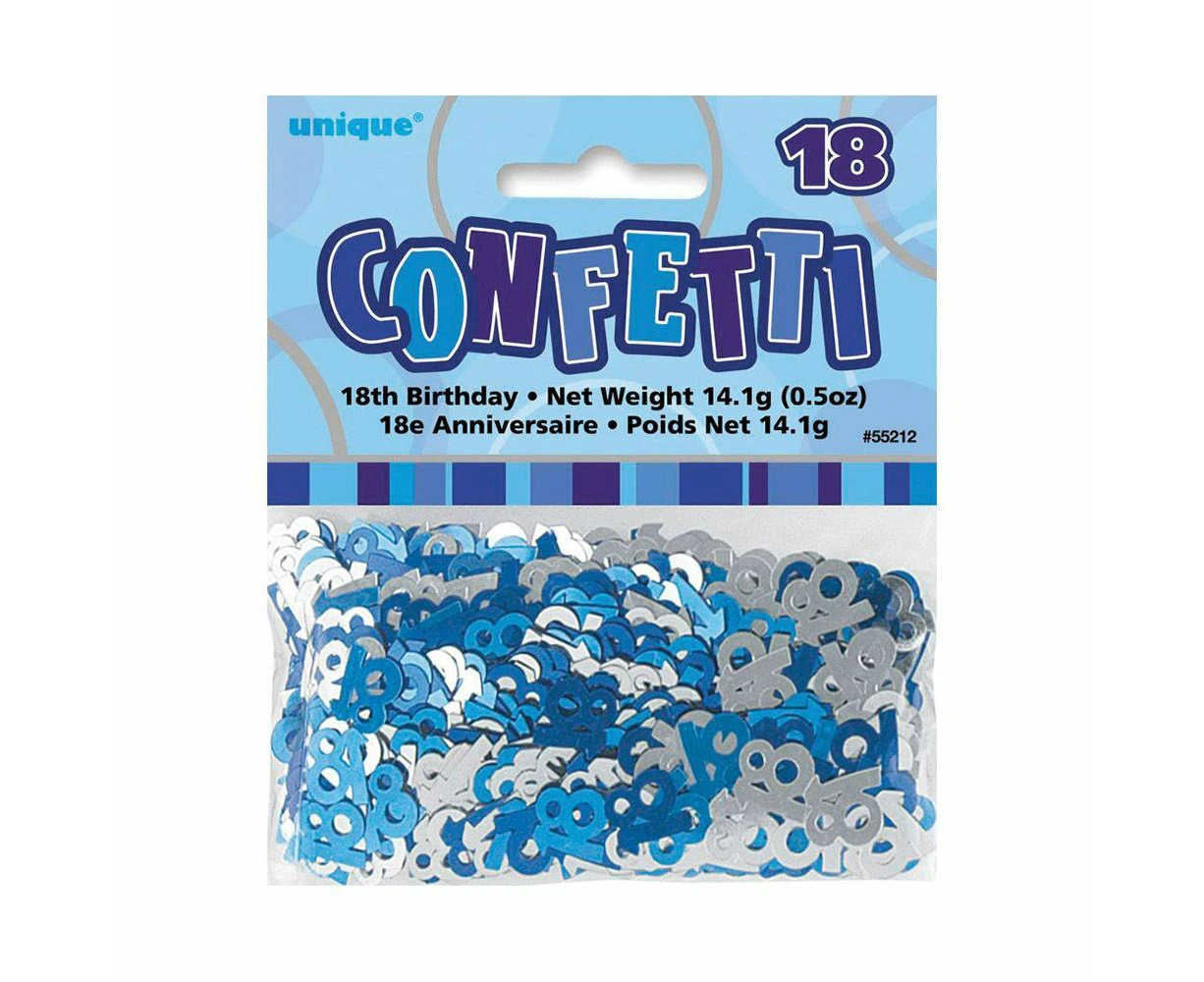 Glitz Blue 18 Confetti 14Grams (0.5Oz)