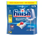 2 x 100pk Finish Powerball Quantum All in 1 Dishwashing Tabs Lemon