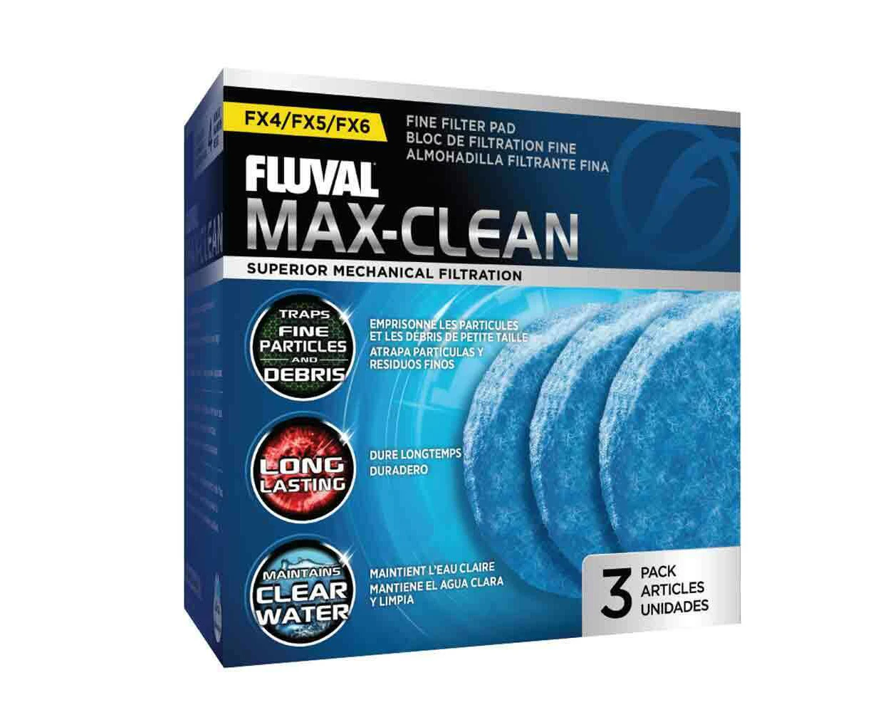 Fluval FX5 Fx6 Max Clean Medium Fine Polishing Pads 3pk